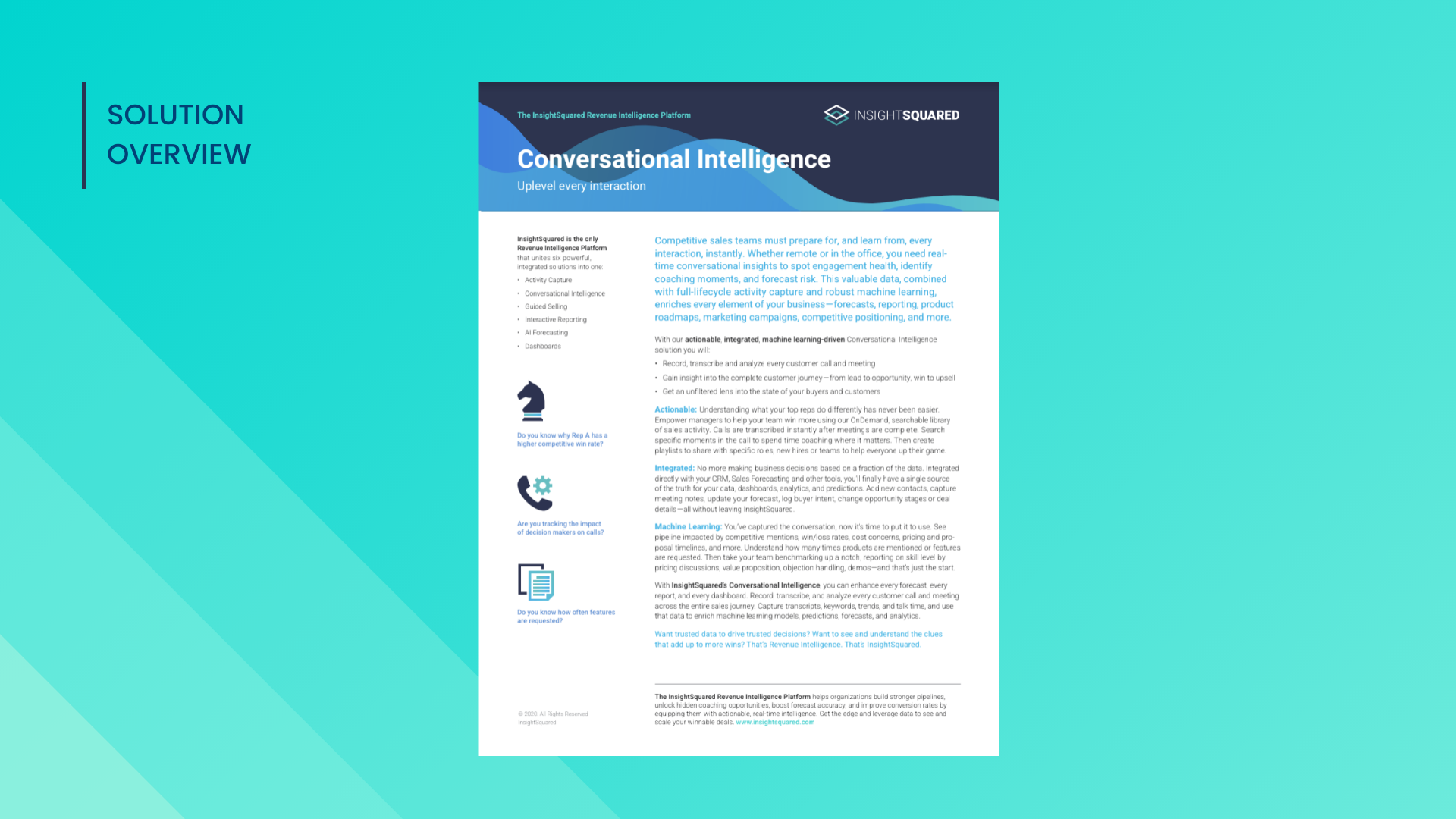 Conversation Intelligence Solution Overview