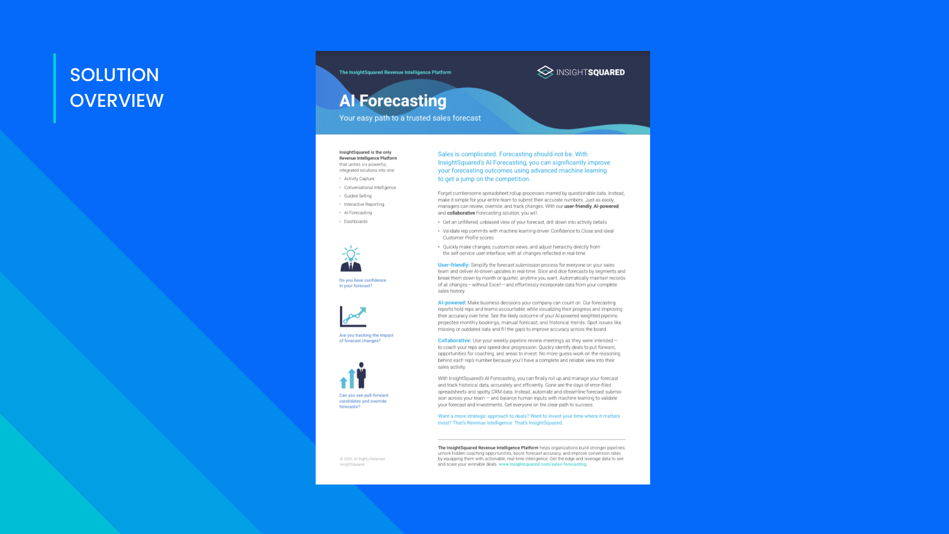 InsightSquared AI Forecasting
