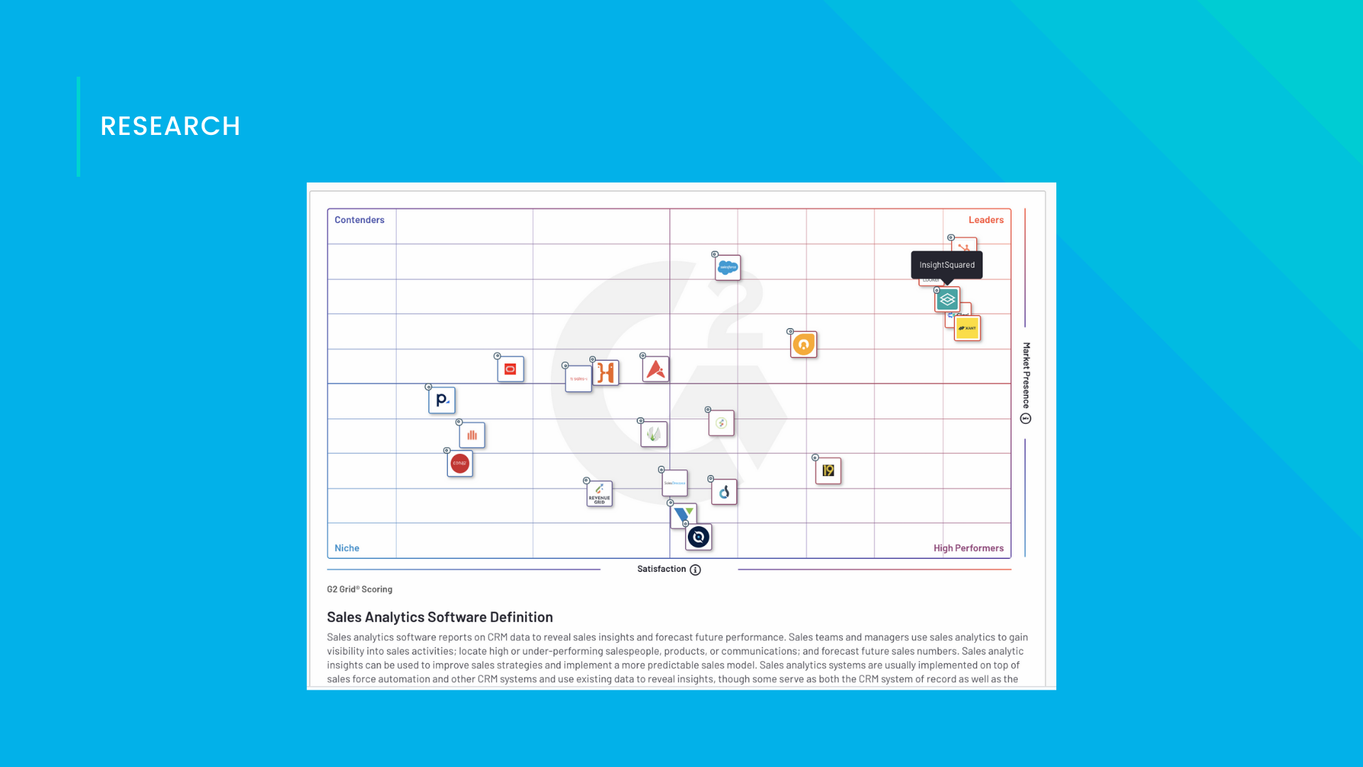 G2 Sales Analytics Leader
